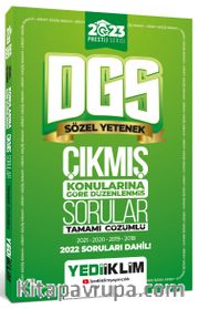 2023 DGS Prestij Serisi Sözel Yetenek Konularına Göre Tamamı Çözümlü Çıkmış Sorular 
