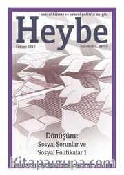 Heybe: Sosyal Hizmet Ve Sosyal Politika Dergisi Sayı:3