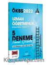 2022 ÖKBS Kariyer Basamakları Uzman Öğretmenlik Sınavına Yönelik Tamamı Çözümlü 5 Deneme