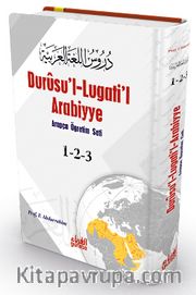 Durusu'l-Lugati'l Arabiyye Arapça Öğretim Seti (1-2-3 Tek Kitapta) (Ciltli)