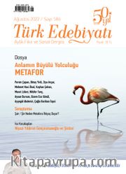 Türk Edebiyatı Aylık Fikir ve Sanat Dergisi Sayı: 586 Ağustos 2022