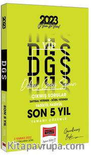 2023 DGS Son 5 Yıl Tamamı Çözümlü Fasikül Fasikül Çıkmış Sınav Soruları