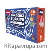 Gökdeniz Türkiye Turunda 4. Sınıf Seti - (10 Kitap)