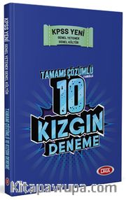 KPSS Genel Yetenek Genel Kültür Tamamı Çözümlü 10 Kızgın Deneme