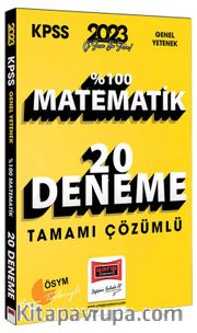 2023 KPSS Matematik Tamamı Çözümlü 20 Deneme
