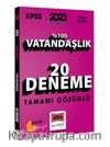 2023 KPSS Vatandaşlık Tamamı Çözümlü 20 Deneme