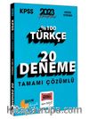 2023 KPSS Türkçe Tamamı Çözümlü 20 Deneme