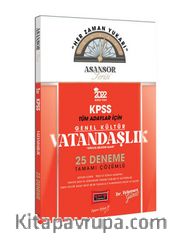2022 KPSS Asansör Serisi Vatandaşlık Tamamı Çözümlü 25 Deneme (Güncel Bilgiler Dahil)