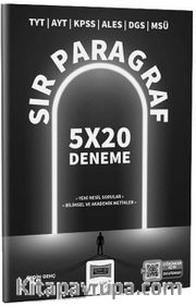 TYT AYT KPSS ALES DGS MSÜ Sır Paragraf 5x20 Deneme