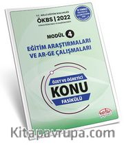 Uzman ve Başöğretmen  Modül 4 Eğitim Araştırmaları ve Ar-Ge Çalışmaları Konu Fasikülü 