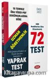 Uzman Öğretmenlik Yaprak Test 