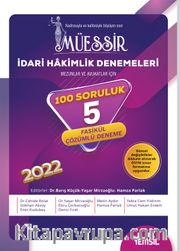 Müessir İdari Hakimlik Denemeleri Tamamı Çözümlü 5 Deneme