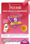 Müessir İdari Hakimlik Denemeleri Karekod Çözümlü 5 Deneme
