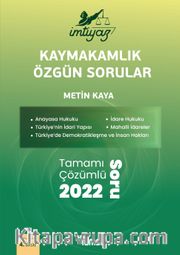 İmtiyaz Kaymakamlık Özgün Sorular