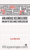 Anlamdaş Kelimelerde Anlam ve Kullanış 