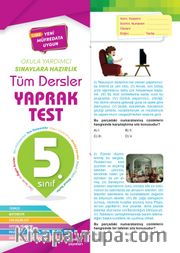 5. Sınıf Tüm Dersler Yaprak Test 