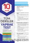 10. Sınıf Tüm Dersler Yaprak Test 