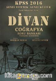 2016 KPSS Divan Genel Yetenek - Genel Kültür Coğrafya Soru Bankası Tamamı Çözümlü