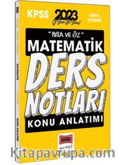 2023 KPSS Kısa ve Öz Matematik Konu Anlatımlı Ders Notları