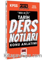 2023 KPSS Kısa ve Öz Tarih Konu Anlatımı Ders Notları