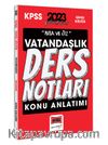 2023 KPSS Kısa ve Öz Vatandaşlık Konu Anlatımı Ders Notları