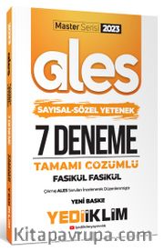 2023 Master Serisi Ales Sayısal - Sözel Yetenek Tamamı Çözümlü 7 Fasikül Deneme
