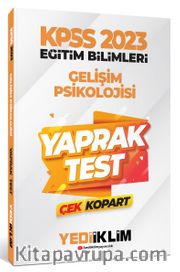 2023 KPSS Eğitim Bilimleri Gelişim Psikolojisi Çek Kopart Yaprak Test