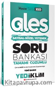 2023 Master Serisi Ales Sayısal- Sözel Yetenek Tamamı Çözümlü Soru Bankası
