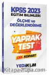 2023 KPSS Eğitim Bilimleri Ölçme ve Değerlendirme Çek Kopart Yaprak Test