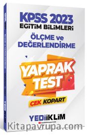 2023 KPSS Eğitim Bilimleri Ölçme ve Değerlendirme Çek Kopart Yaprak Test