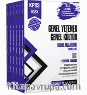 2023 KPSS Genel Yetenek Genel Kültür Konu Anlatımlı Modüler Set (6 Kitap)