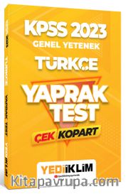 2023 KPSS Genel Yetenek Türkçe Çek Kopart Yaprak Test