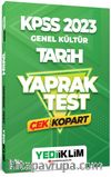 2023 KPSS Genel Kültür Tarih Çek Kopart Yaprak Test