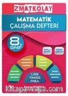 Zmatkolay 8. Sınıf Matematik Çalışma Defteri