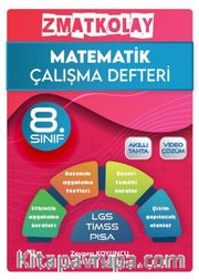 Zmatkolay 8. Sınıf Matematik Çalışma Defteri