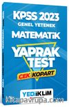 2023 KPSS Genel Yetenek Matematik Çek Kopart Yaprak Test