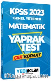 2023 KPSS Genel Yetenek Matematik Çek Kopart Yaprak Test