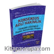 KONSENSUS Adli Hakimlik Tamamı Çözümlü ​Özgün Sorulardan Oluşan 10 Deneme