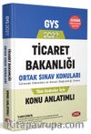 2022 GYS Ticaret Bakanlığı Tüm Kadrolar İçin Ortak Konular Hazırlık Kitabı