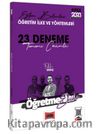 2023 KPSS Eğitim Bilimleri Öğretmenler Ekibi Öğretim İlke ve Yöntemleri Tamamı Çözümleri 23 Deneme Sınavı