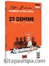 2023 KPSS Eğitim Bilimleri Öğretmenler Ekibi Rehberlik ve Özel Eğitim Tamamı Çözümlü 23 Deneme Sınavı