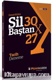 2016 Genel Kültür Sil Baştan 30x27 Tarih Deneme