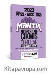 2023 KPSS ALES DGS Sözel Mantık Tamamı Çözümlü Çıkmış Sorular 