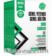 2023 KPSS Genel Yetenek Genel Kültür Tamamı Çözümlü Soru Bankası Seti (5 Kitap)
