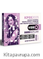 2023 KPSS Eğitim Bilimleri Program Geliştirme Öğretim Yöntem ve Teknikleri Video Ders Notları 
