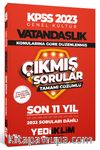 2023 KPSS Genel Kültür Vatandaşlık Konularına Göre Tamamı Çözümlü Son 11 Yıl Çıkmış Sorular