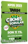 2023 KPSS Genel Kültür Tarih Konularına Göre Tamamı Çözümlü Son 11 Yıl Çıkmış Sorular