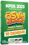 2023 KPSS Eğitim Bilimleri Ösym Ne Sorar Tamamı Çözümlü 10 Fasikül Deneme
