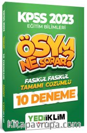 2023 KPSS Eğitim Bilimleri Ösym Ne Sorar Tamamı Çözümlü 10 Fasikül Deneme