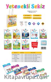 Yetenekli Sekiz 4+ Yaş Çantalı Set (13 Kitap)
